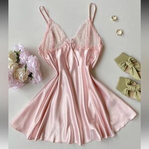 Pink Lace slip dress